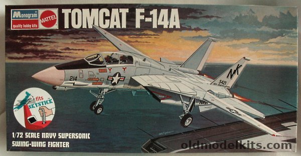 Monogram 1/72 Grumman F-14A Tomcat - VF-83 USS Constellation, 5992 plastic model kit